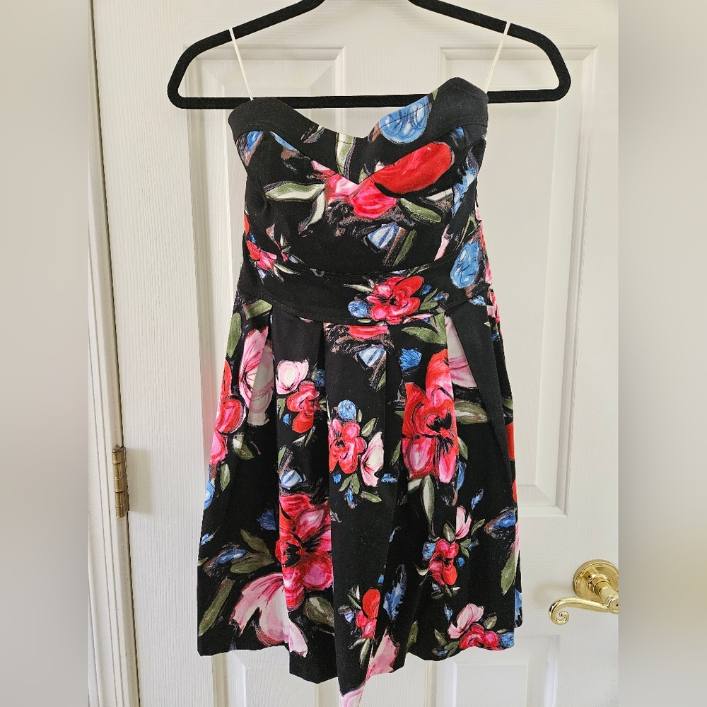 Eva rose floral dress